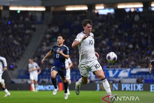 Indonesia Akhiri Putaran Ketiga dengan Kekalahan Telak 0-6 dari Jepang